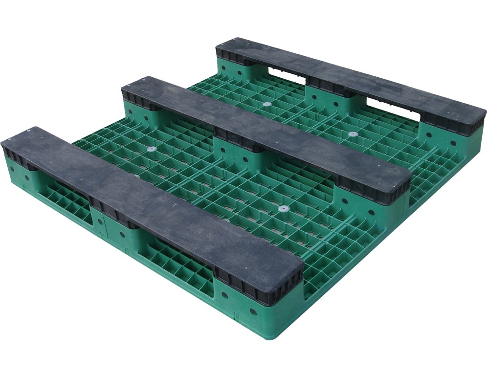 1200 x 1200 grüne FDA-Kunststoff-Getränkepaletten für die Automatisierung