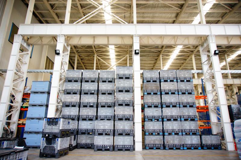 Kunststoffpalettenboxen für Massenladungen