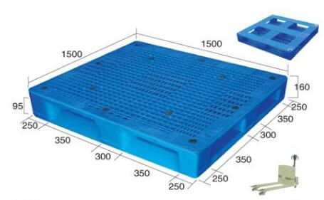Große stahlverstärkte stapelbare Kunststoff-Schweißpalette