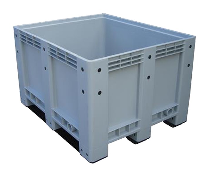 1200*1000*760mm Kunststoffpaletten-Großcontainer mit geschlossenem Deck