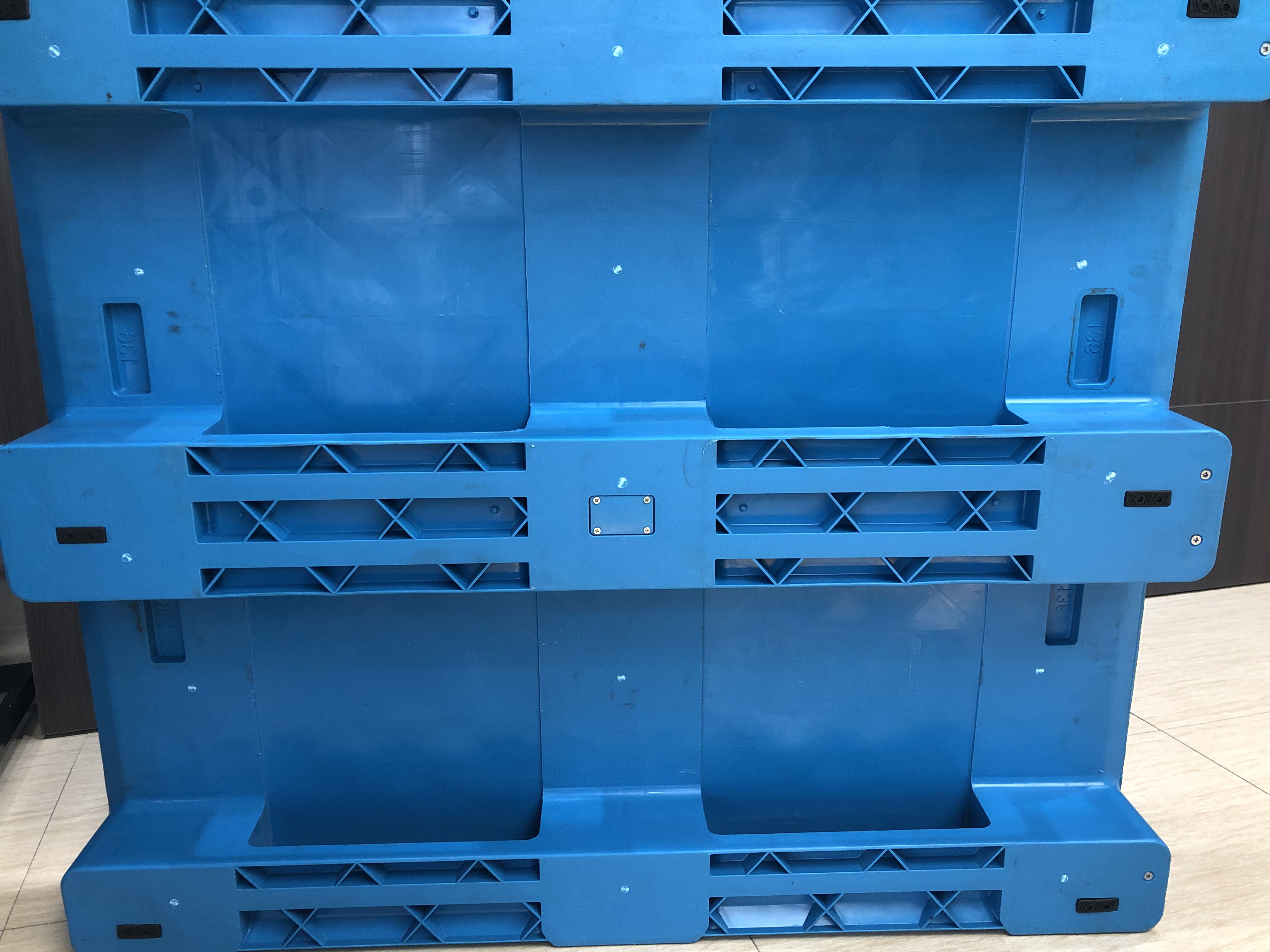 1200 x 1000 langlebige Hygiene-RFID-Kunststoffpaletten für die Automatisierung