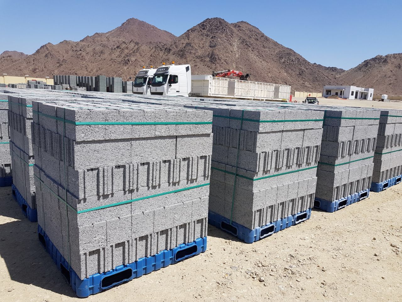 Blasformen von Kunststoffpaletten im Einsatz 2