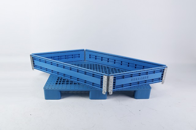euro Customized foldable Plastic Pallet Collars Storage Box Euro Maßgeschneiderte faltbare Aufbewahrungsbox für Palettenaufsätze aus Kunststoff