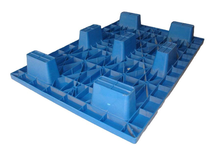 HD7FCAN1208A 1200 x 800 solide, mittelschwere, schachtelbare Kunststoff-Europaletten