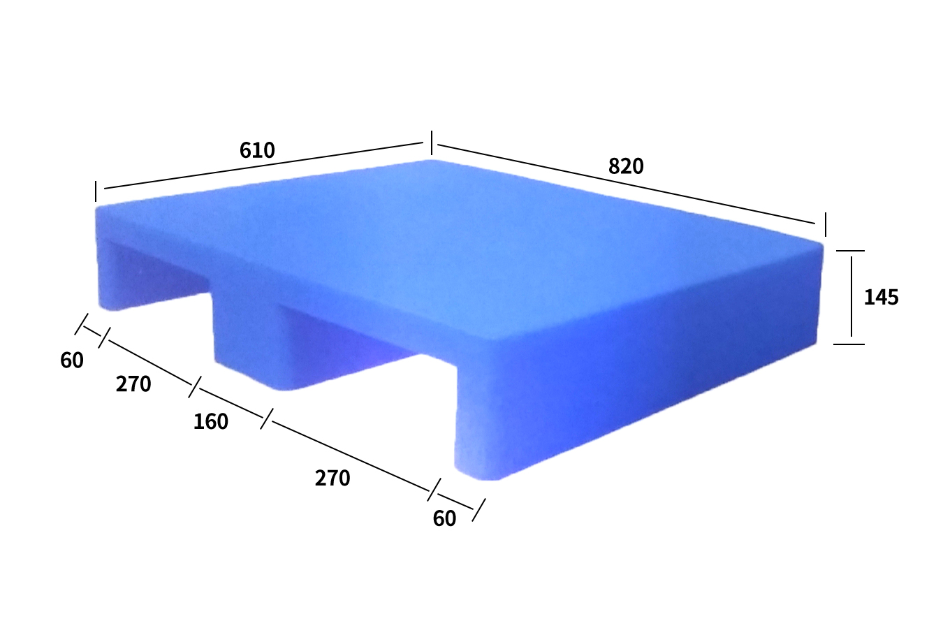 Industrielle schwarze kleine PP-Massiv-ESD-Kunststoffpaletten