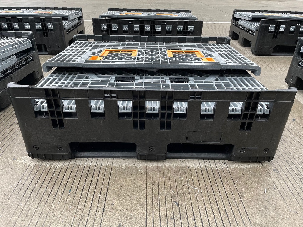 1210H975 faltbare Palettenbox aus Kunststoff