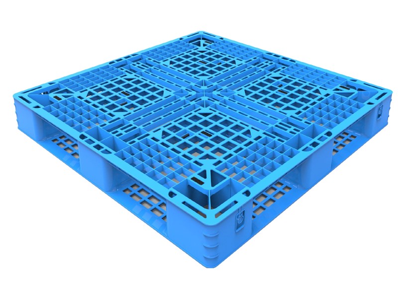 1100x1100 Günstige, leichte, offene Kunststoffpalette zur Lagerung