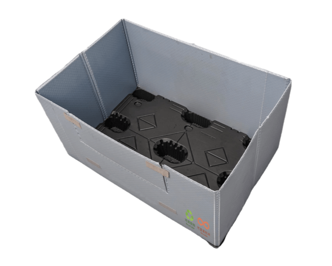 große Plastikhüllenverpackungsbehälter