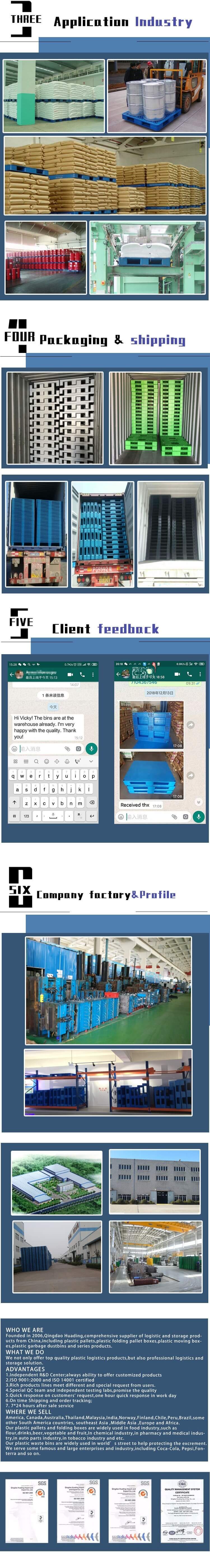 1200 x 800 regalfähige Kunststoffpaletten