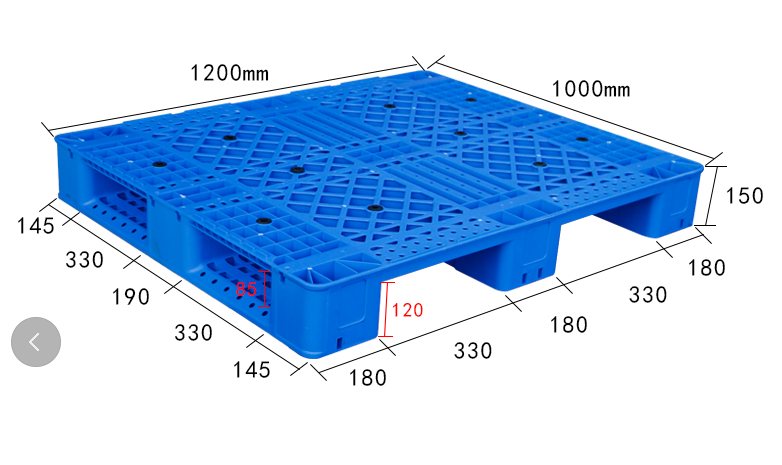 1000 x 1200 Industriestahlverstärkte Kunststoffpaletten für die Automatisierung