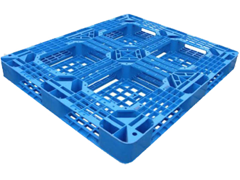 Einseitige Euro-Kunststoffpalette in mehreren Größen für Lagerhäuser