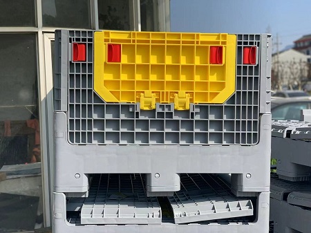 Faltbare Kunststoffpalettenbox für Regale