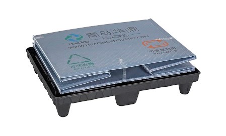 Zusammenklappbare Kunststoff-Palettenhülle