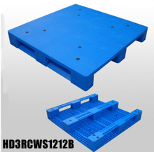 48 x 48 3-Läufer-Kunststoffpaletten mit geschlossenem Deck, schachtelbar