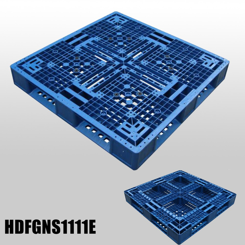 1100 x 1100 Polyethylen-Spritzguss-Stapelbare Kunststoff-Gleitpalette