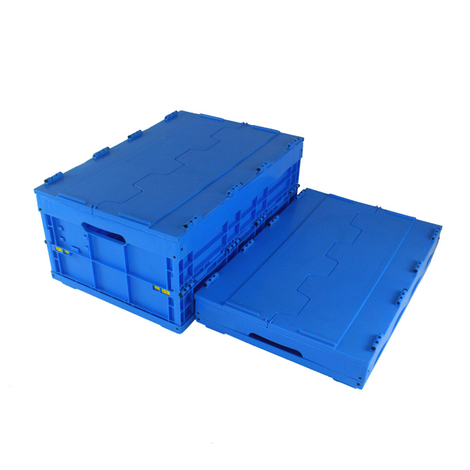 Zusammenklappbarer Behälter mit Deckel 600x400x270