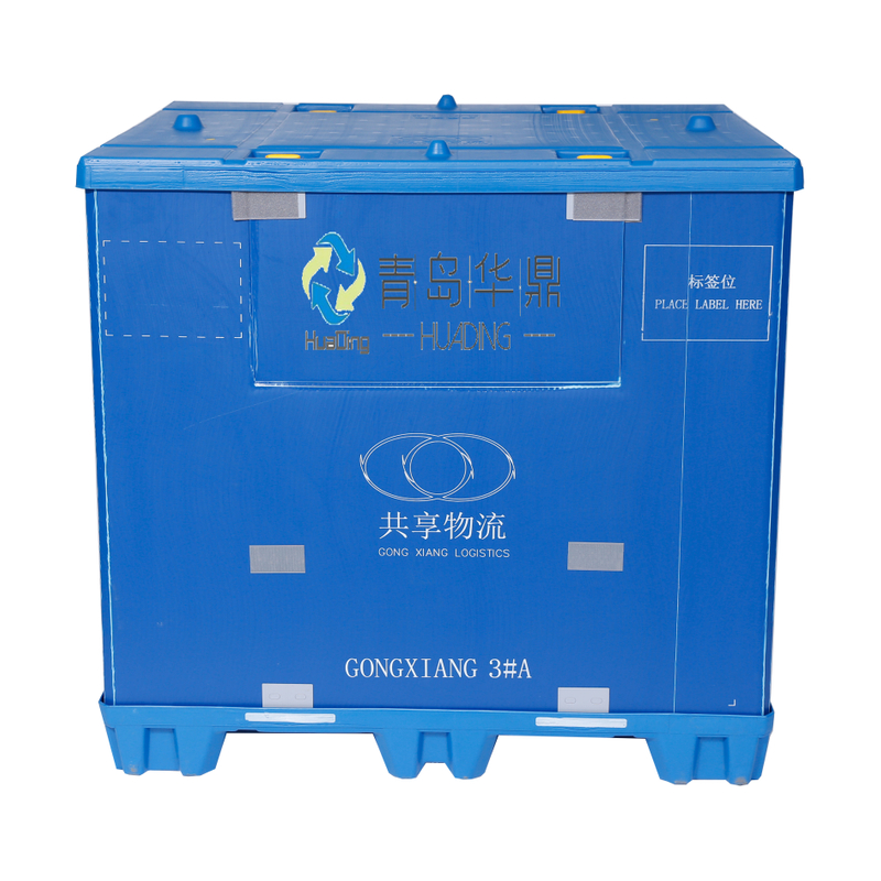 Wiederverwendbarer, faltbarer Kunststoff-Palettenhüllen-Packbehälter