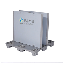 Wiederverwendbare Wellpappe-Kunststoffboxen, PP-Ärmel, faltbare Kunststoffbox mit Palette und Deckel