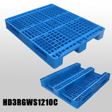 1200*1000*150 mm Industrie-Kunststoffpalette mit 3 Kufen und Messdeck