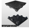 L1050*B1050*H140mm Kunststoffpalette mit 9 Fu&szlig;, stapelbar, offenem Deck
