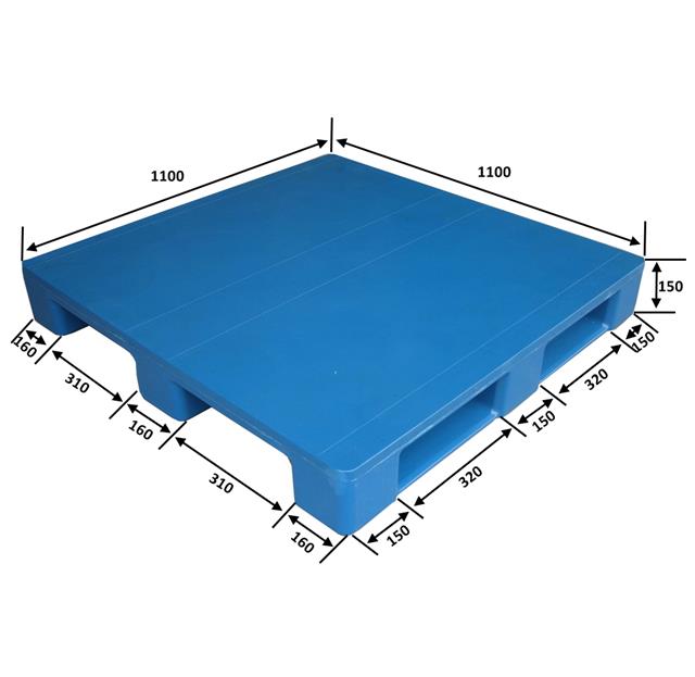 Recycelbare HDPE 1100*1100 Lagerung aus Kunststoff