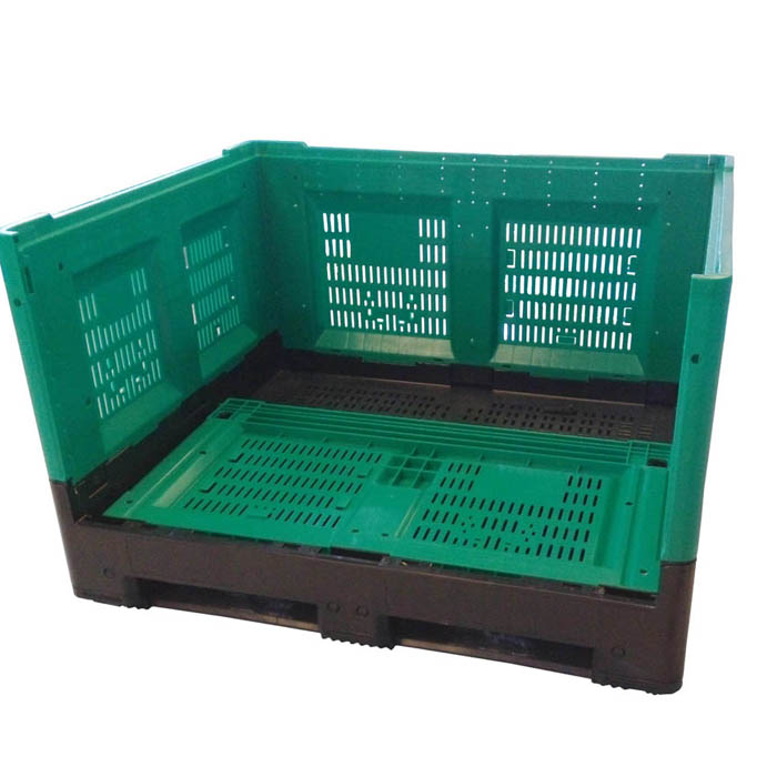 Neu gestaltete zusammenklappbare Kunststoffpalettenbox 1200 * 1000 * 760 mm