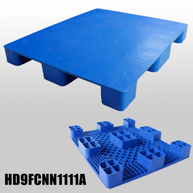 1100 * 1100 mm neun Fuß geschlossene Kunststoffpalette