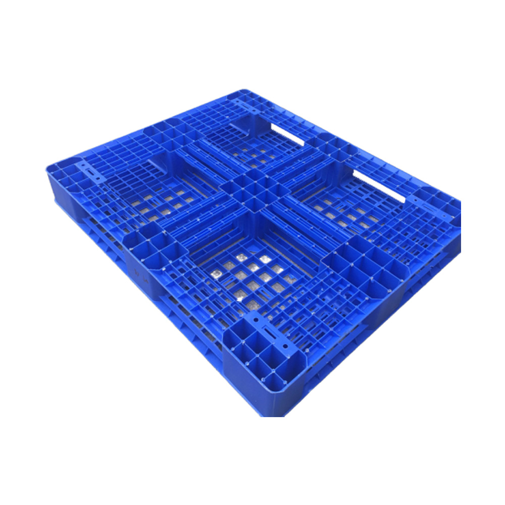 Kunststoffpalette mit vollständig umlaufendem Gitter