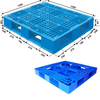 Rackfähige Kunststoffpaletten. Industrielle Kunststoffpaletten 