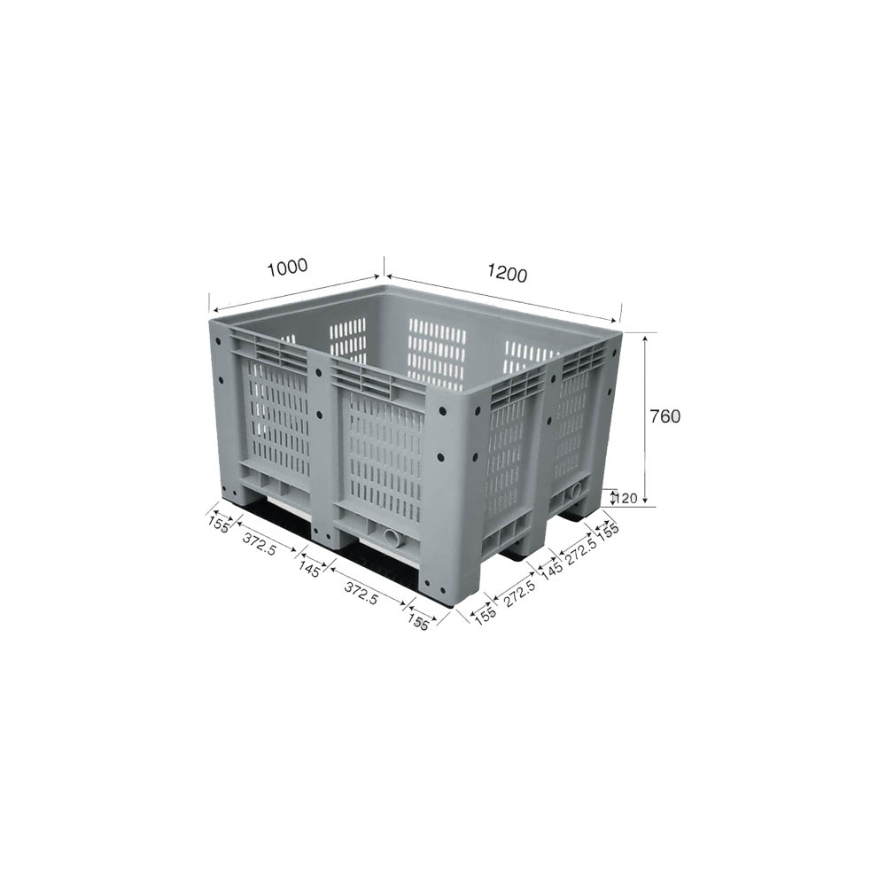 Stapelbare Aufbewahrungsbehälter aus Kunststoff mit Deckel für Lebensmittel