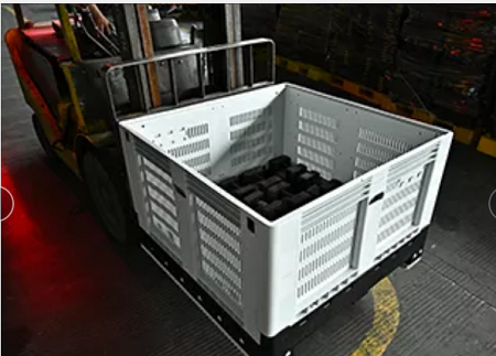 1162*1162*780 Starre zusammenklappbare Palettenbox aus PP-Kunststoff