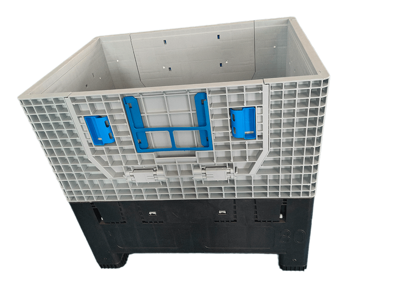 800 x 600 x 760 wiederverwendbare stabile FLC-Palettenbox aus faltbarem Kunststoff