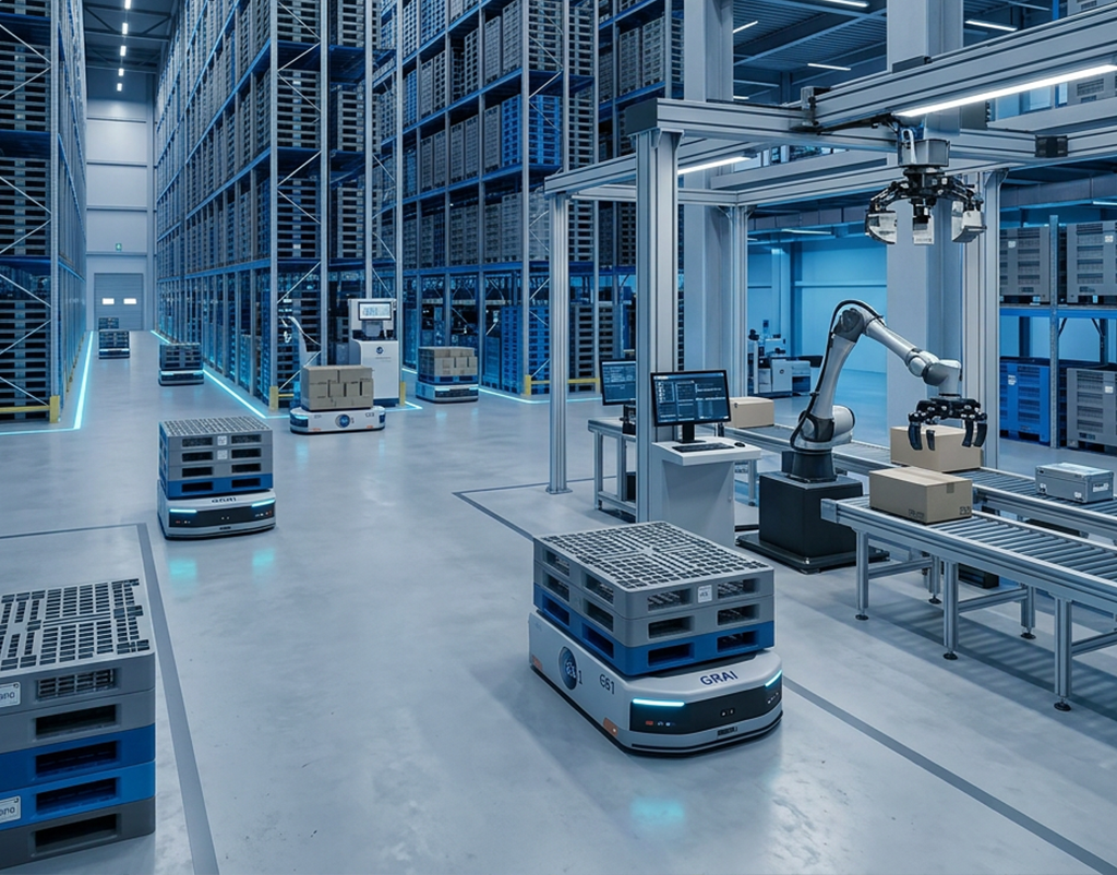 GS1-Palettenidentifizierung in der automatisierten Lagerlieferkette