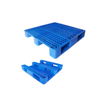 Kunststoff-Bodenpalette, 3 L&auml;ufer, Kunststoffpalette