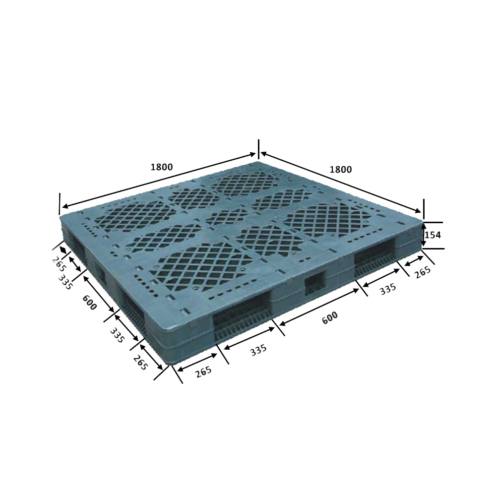 Robuste, recycelte Gitter-Kunststoffpaletten