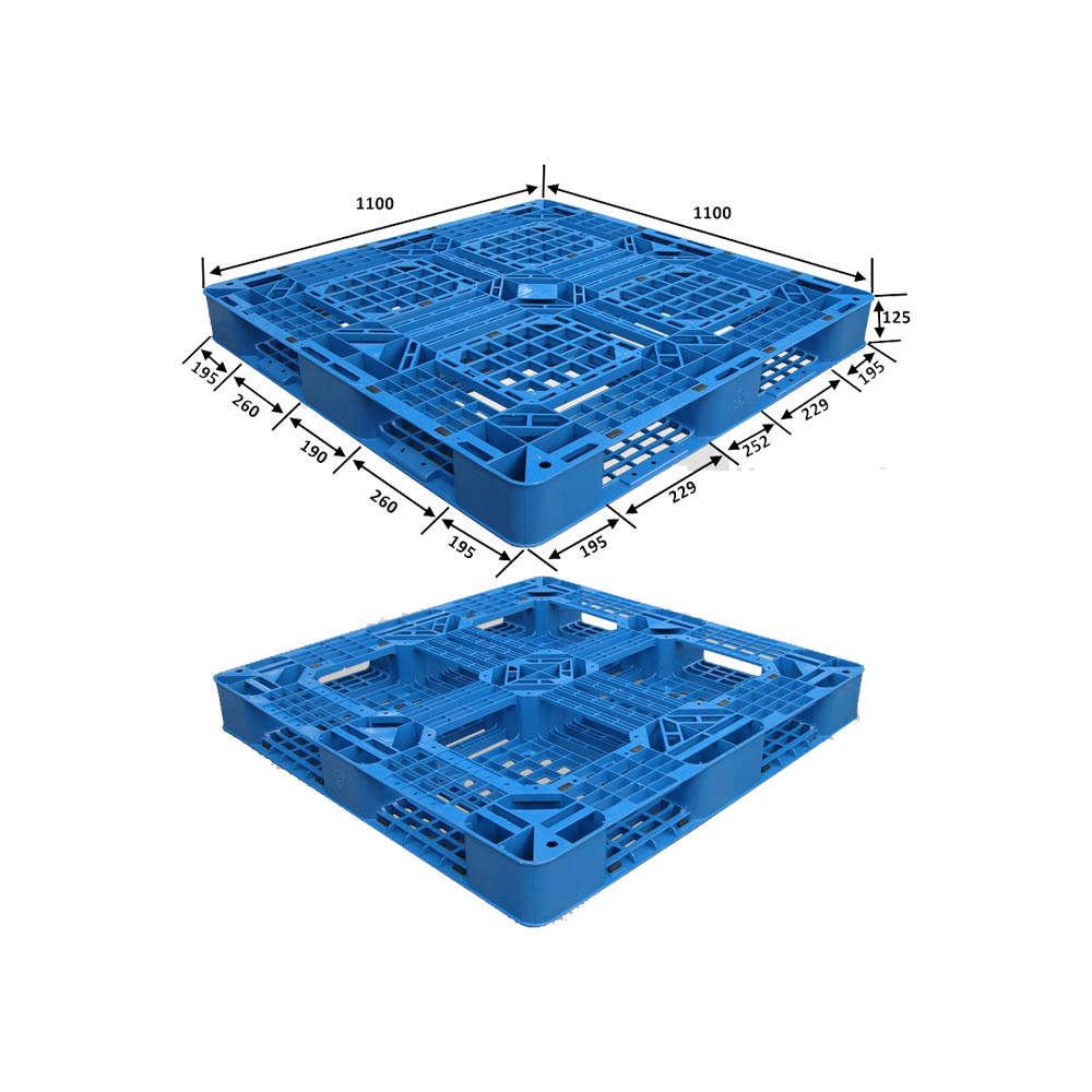 Kunststoffverstärkte Kunststoffpaletten Standard-Kunststoffpalette