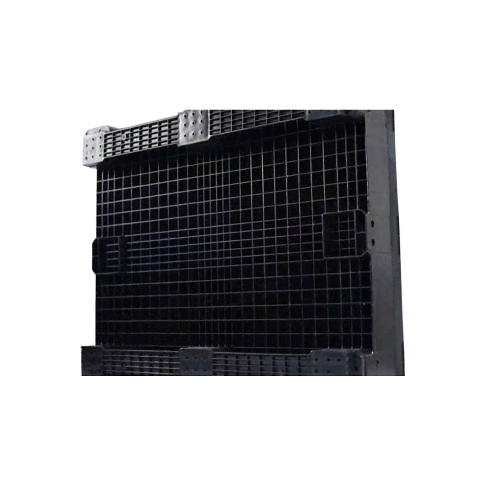 Stapelbare und wiederverwendbare zusammenklappbare Kunststoffkiste f&uuml;r Transport und Lagerung