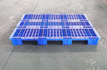 Modulare HDPE-Kunststoffpalette mit offenem Deck und drei Kufen