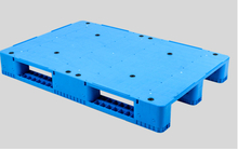 1200 x 800 PP-Hygiene-Kunststoffpaletten mit flacher Oberseite und Lippe