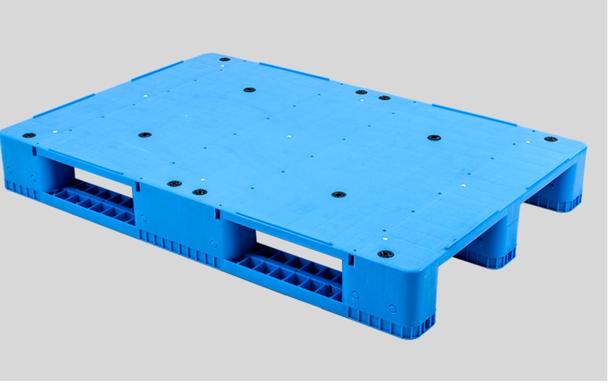 1200 x 800 PP-Hygiene-Kunststoffpaletten mit flacher Oberseite und Lippe