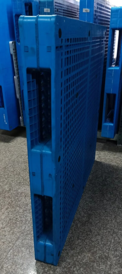 Quadratische doppelseitige Lager-Kunststoffpaletten aus Polyethylengeflecht