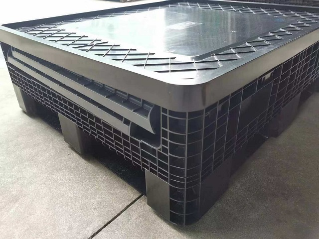 Wiederverwendbare, große, verstärkte, zusammenklappbare Euro-Kunststoffpalettenboxen