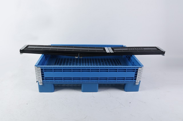 Faltbare Kunststoff-Palettenaufsatzhülsen-Packbox mit Deckel