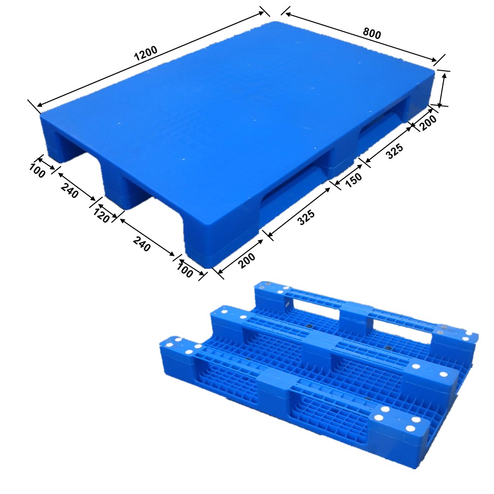 Feuerhemmende, regalf&auml;hige Euro-Kunststoffpaletten mit fester Oberseite