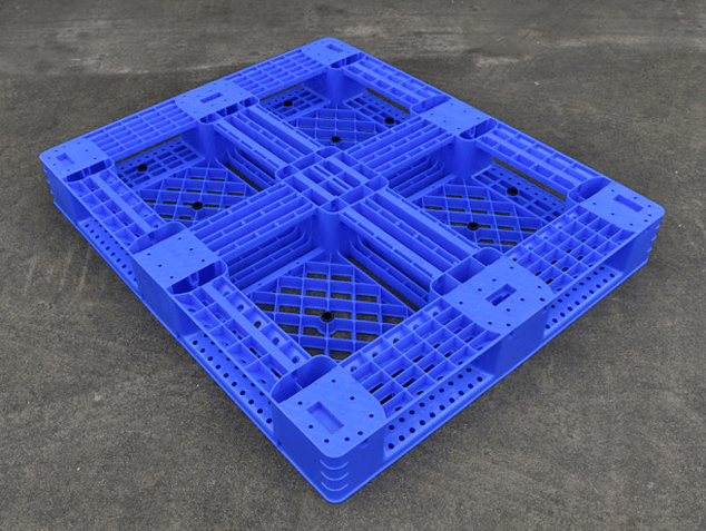 1200 x 1000 stahlverstärkte, regalfähige Kunststoffpaletten für die Automatisierung