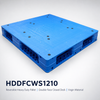 1200 x 1000 x 150 mm doppelseitige Kunststoffpalette mit fester Oberseite