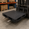 1500 x 1200 x 150 mm doppelseitige Kunststoffpalette mit fester Oberseite