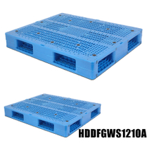 Exportieren Sie industrielle 4-Wege-Stapelpaletten aus Kunststoff 1200 x 1000
