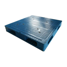 1100*1100 einseitige HDPE-Lagerkunststoffpaletten mit vollem Umfang