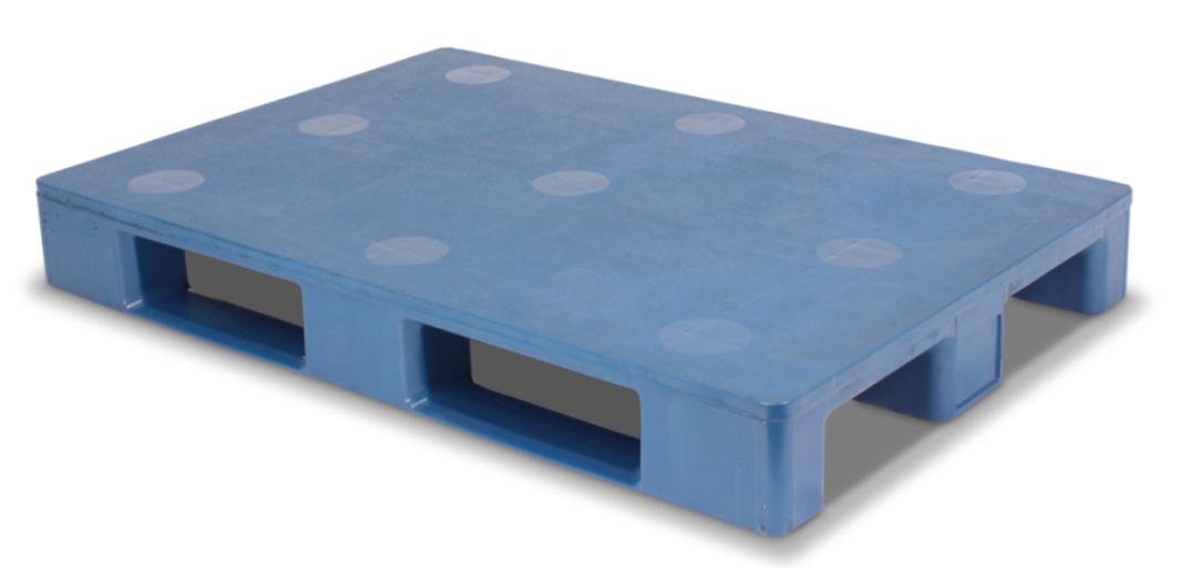 Stahlrohr-Kunststoffpalette f&uuml;r die Lagerlagerung